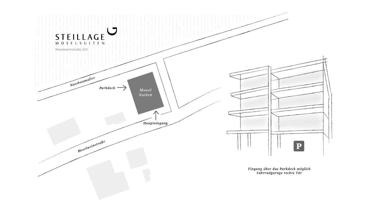 Steillage - Design Moselsuiten Mit Panoramablick Und Spa Brauneberg Bagian luar foto