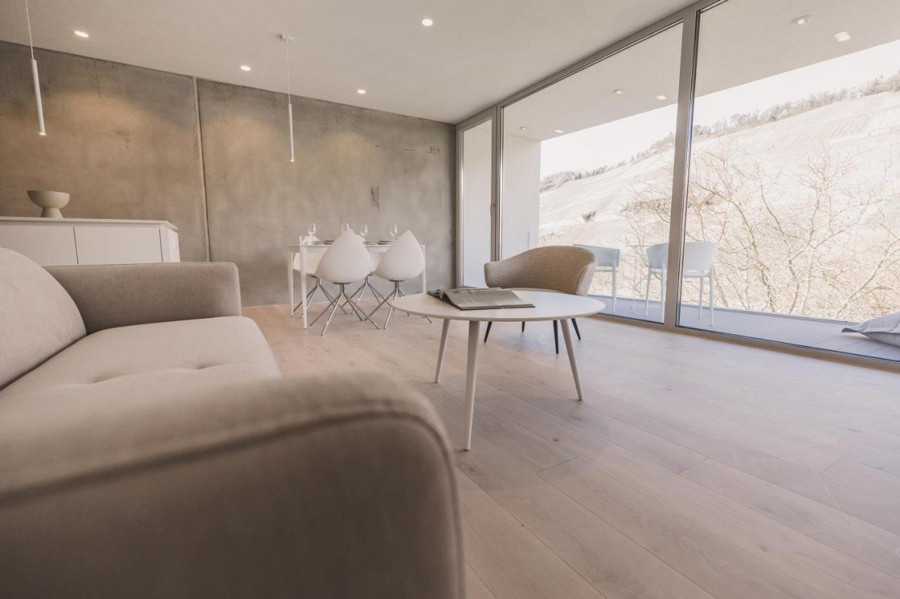 Steillage - Design Moselsuiten Mit Panoramablick Und Spa Brauneberg Bagian luar foto